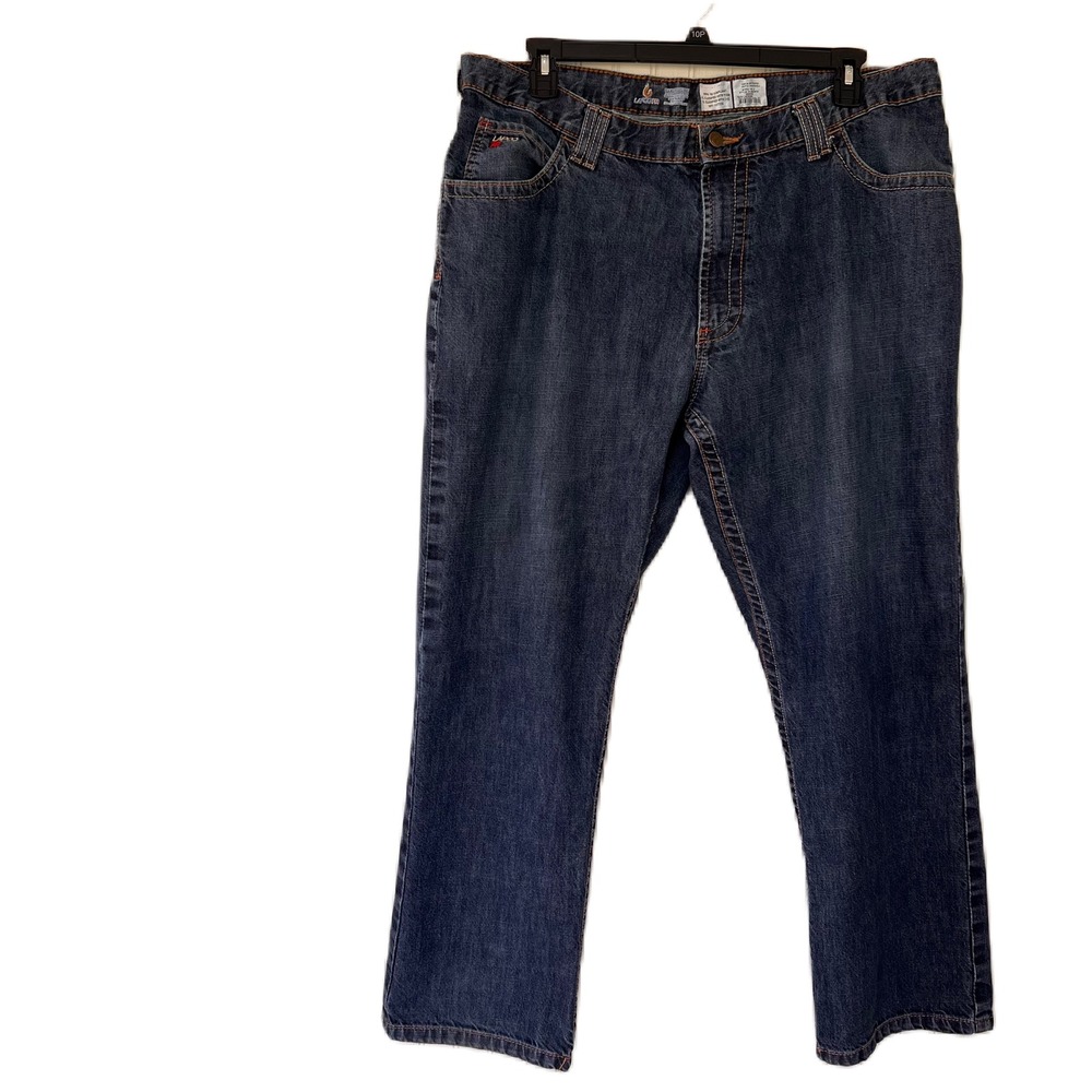 LAPCO FR Mens Flame Resistant Work Jeans 42x32 Blue Denim See Measurements 39-29